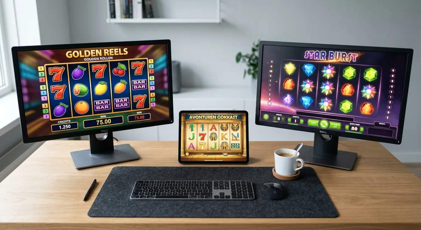 Vergelijking online casino's zonder Cruks op meerdere schermen
